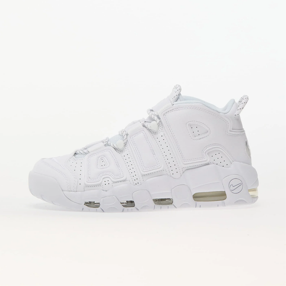 Nike Air More Uptempo 'White on White'