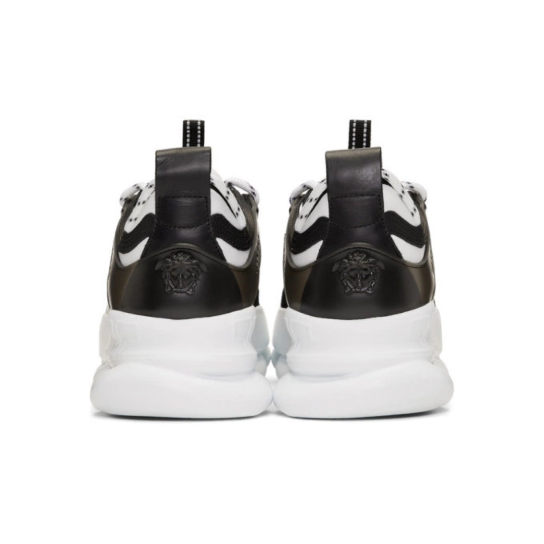 Versace Chain Reaction Black White Chunky Sneaker