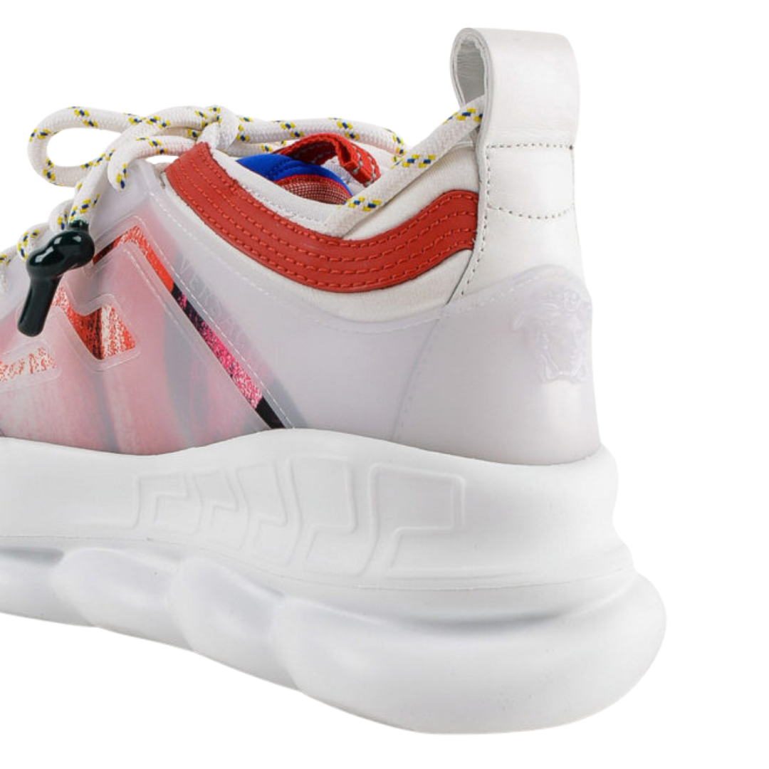 Versace Chain Reaction, White Blue Red