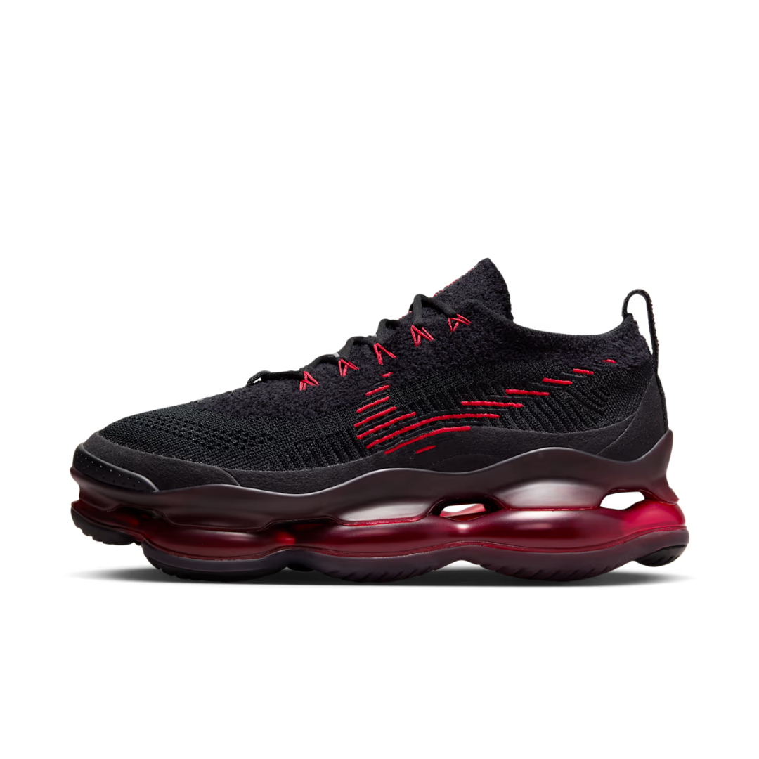 Air Max Scorpion Black and University Red