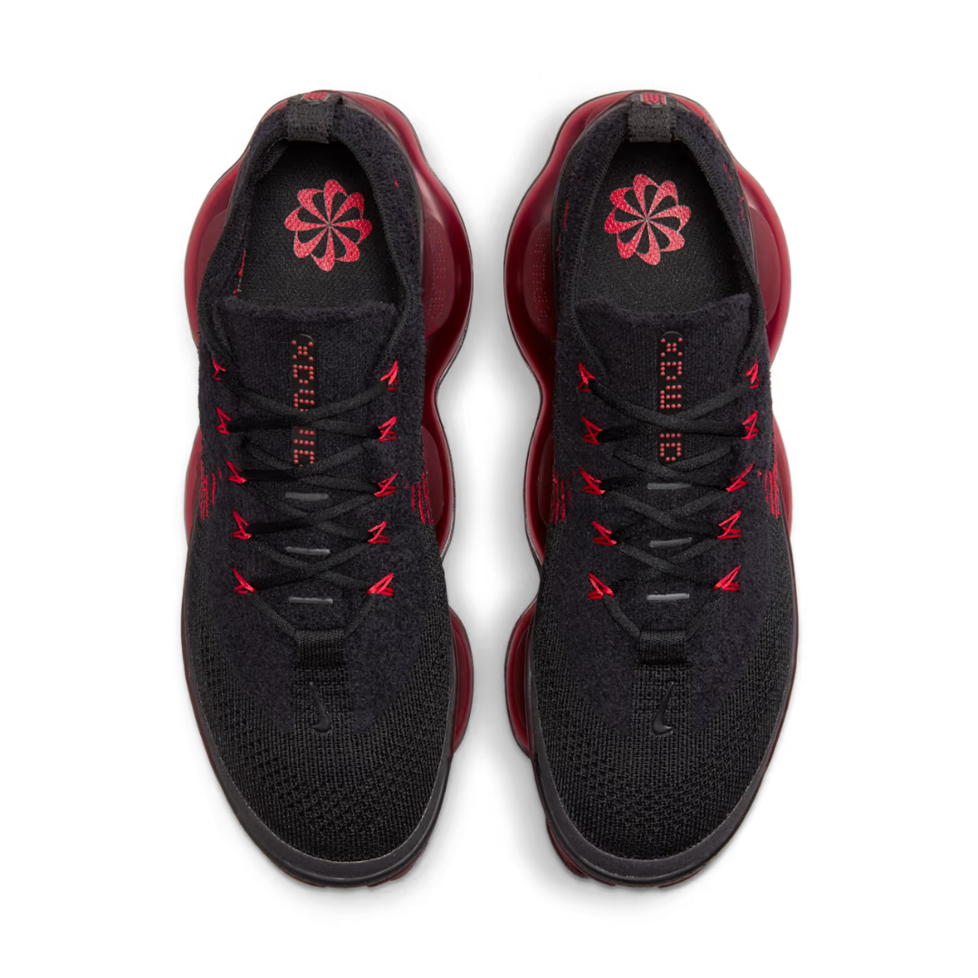 Air Max Scorpion Black and University Red