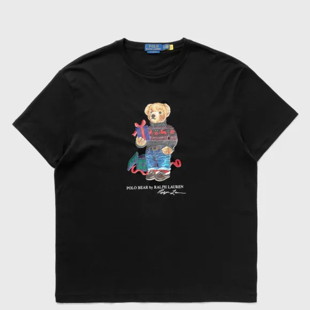 Polo Ralph Lauren majica sa printom Polo Bear | Crna