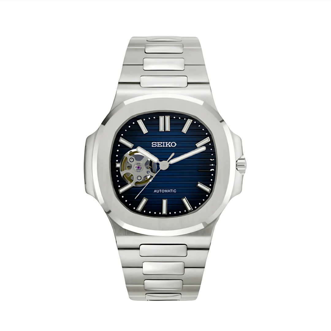Seiko Nautilus Dark Blue Open Heart